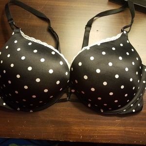 Polka dot Miraculous plunge bra